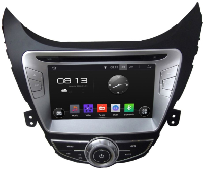 Штатное головное устройство Hyundai Elantra, Avante 2011-2012 на Android 9.0 Carmedia KD-8028-P6