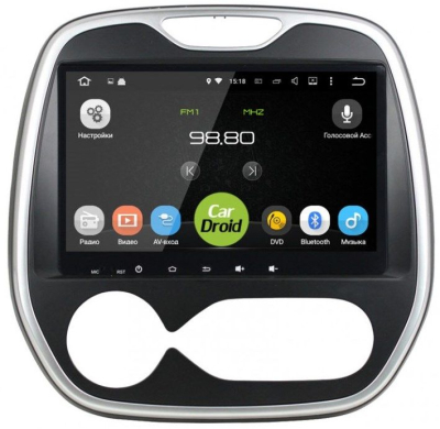 Штатная магнитола Roximo CarDroid RD-3004DA для Renault Kaptur (Android 9.0) DSP