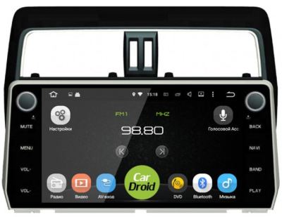 Штатная магнитола Roximo CarDroid RD-1126D для Toyota Prado 150 2018+ (Android 9.0) DSP