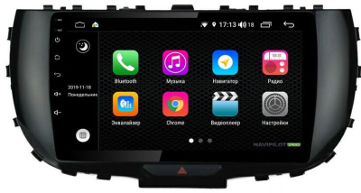 Штатное головное устройство KIA Soul (2019-) 9 дюймов на Android 10 NaviPilot NPD10L-WTG-K1214-09