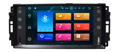 Штатная автомагнитола Jeep, Chrysler, Dodge Carmedia KD-7228-P6 Android 9.0 DSP