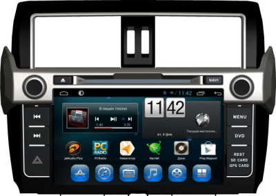 Штатное головное устройство для TOYOTA Land Cruiser Prado 150 2013-2016 на Android 10 Carmedia KR-9000-S10