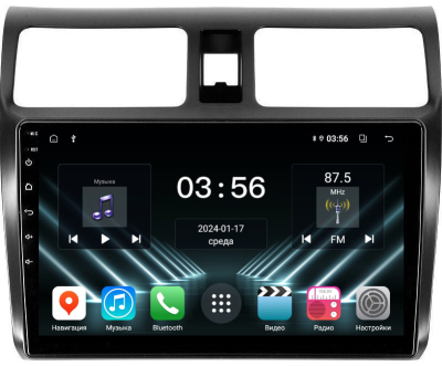 Штатная магнитола для Suzuki Swift 2004-2011 на Android 13 - FarCar (D/DX3056M)