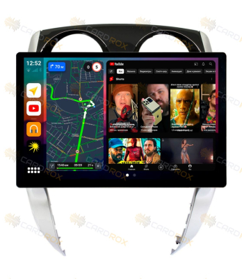 Штатная магнитола Nissan Note E12 2012-2020 (для авто без круга) на Android 10, DSP, 4G, IPS, Carplay - Cardrox CD-4409-13 (11-13 дюймов)