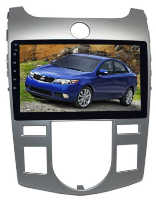 Магнитола Kia Cerato, Forte 2008-2013 гг. с климат-контролем LeTrun 2299-4217 9 дюймов VT Android 10.x MTK-L 2+16 Gb ASP
