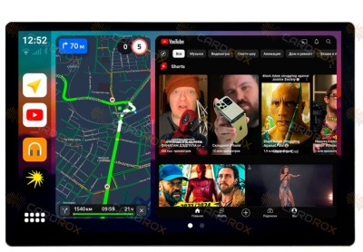 Штатная магнитола Toyota Tacoma 3 2016-2022 9 дюймов, накладка на Android 10, DSP, 4G, IPS, Carplay - Cardrox CD-4964-13 (11-13 дюймов)