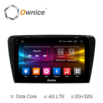 Штатная магнитола Ownice C500+ S1916P для Skoda Octavia A7 (Android 6.0) Штатная магнитола Ownice C500+ S1916P для Skoda Octavia A7 (Android 6.0)