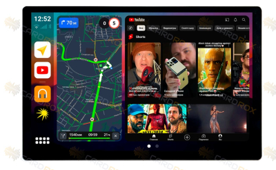 Штатная магнитола SsangYong Rexton II 2007-2012 на Android 10, DSP, 4G, IPS, Carplay - Cardrox CD-4457-13 (11-13 дюймов)