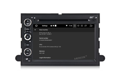 Штатная автомагнитола Android 10 Carmedia XN-7014-P30 для Ford Explorer, Expedition, Mustang, F150, F250, F350, F450