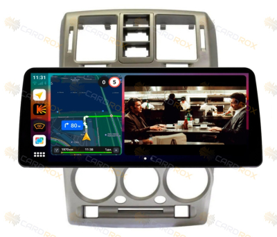 Штатная магнитола Hyundai Getz 2002 - 2011 серый на Android 10, DSP, 4G, IPS, Carplay - Cardrox CD-4911-12 (12 дюймов)