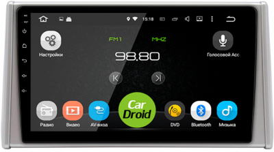 Штатная магнитола Roximo CarDroid RD-1130FCH для Toyota Rav4, 2019- China (Android 10) DSP