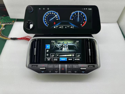 Штатная магнитола для Toyota Land Cruiser 300 2021+ low Android 10 - Carmedia KP-T1218