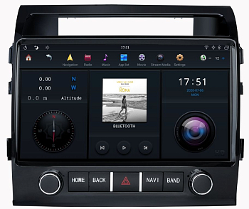 Магнитола Tesla для Toyota Land Cruiser 200 2007-2015 на Android 9.0 Carmedia ZF-6025L-DSP