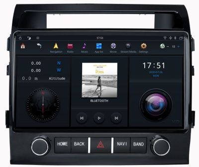 Магнитола Tesla для Toyota Land Cruiser 200 2007-2015 на Android 9.0 Carmedia ZF-6025L-DSP