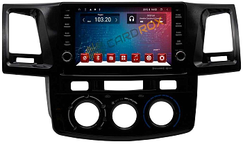 Головное устройство на Android 10 для Toyota Fortuner 2005-2010 CARDROX FD-4491-TS10-4-64 с кнопками и DSP процессором