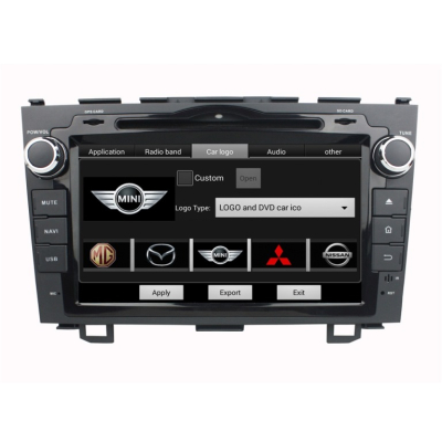 Штатная автомагнитола Android 10 Carmedia KD-8105-P30 для Honda CRV III 2006-2012 (RE)