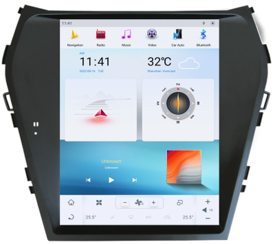 Магнитола Tesla для HYUNDAI Santa Fe 2012+ (DM), Grand Santa Fe 2014+ на Android 11 CARMEDIA ZF-1157-Q6