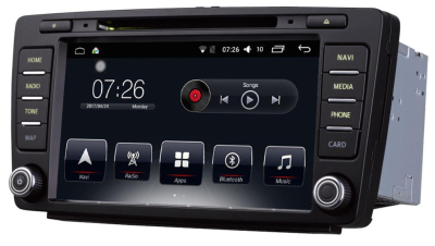 Штатное головное устройство Skoda Octavia A5 2004-2013, Yeti 2009+ на Android 6.0 CARMEDIA T10-820