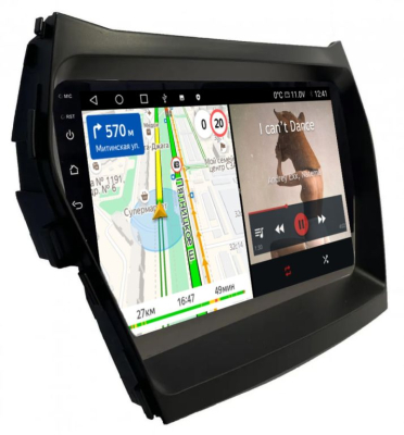 Штатная магнитола Hyundai Santa Fe III 2013-2018 (для авто без камеры и усилителя) на Android 11 - Cardrox CD-4053M