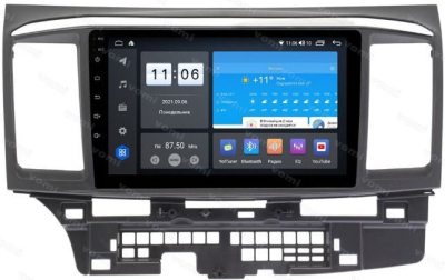 Штатная магнитола VOMI ZX608R9-7862-LTE для Mitsubishi Lancer X 2007-2016 на Android 10