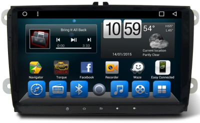 Штатное головное устройство Volkswagen, Skoda на Android 8.1 Carmedia YR-9122-S9