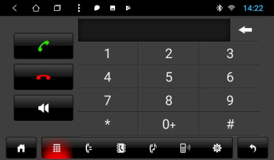Штатная автомагнитола VOMI ST8718-T8 для Jeep, Dodge, Chrysler 2006-2015 (красная подсветка) на Android 8.1.0