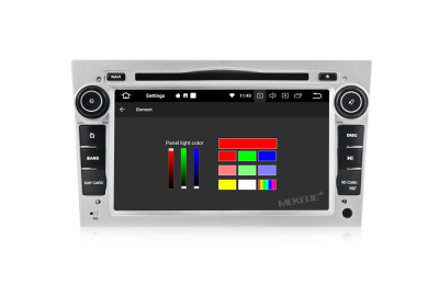 Штатное головное устройство Opel Astra H, Vectra С, Corsa D, Antara, Vivaro, Meriva, Zafira (черный лак) на Android 9.0 Carmedia MKD-7408-P6-s