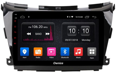 Штатная магнитола Ownice G60 S1663V для Nissan Murano 3, Z52 (Android 8.1)