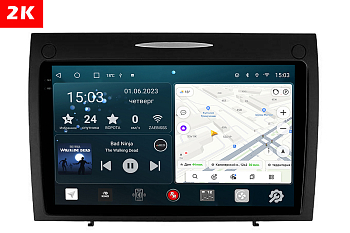 Автомагнитола штатная с 2K экраном RedPower 71370 Slim на Android 10 для Mercedes-Benz SLK-Class  (2009-2011)