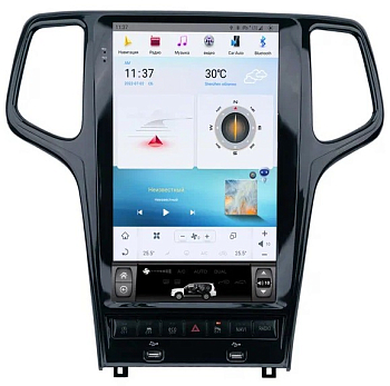 Магнитола Tesla для JEEP Grand Cherokee 2013+ черная на Android 11 - Carmedia ZF-1823B-Q6