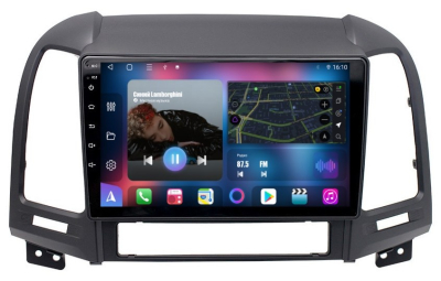 Штатная магнитола для Hyundai Santa Fe 2006-2012 на Android 13, QLED/2K, 4G - FarCar S500 Plus (008M серебро)