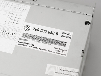 Оригинальная магнитола RNS-510 Colambus для Skoda