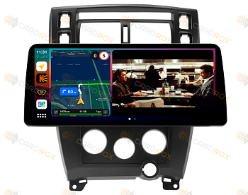 Штатная магнитола Hyundai Tucson 2004-2009 черный на Android 10, DSP, 4G, IPS, Carplay - Cardrox CD-4672-12 (12 дюймов)