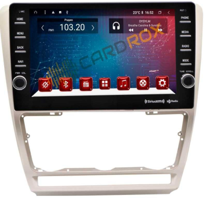 Штатная магнитола Skoda Octavia A5 2004-2013 на Android 10 CARDROX FD-4035-TS10-6-128