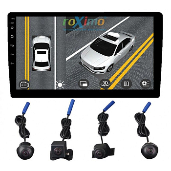 Комплект AHD камер 4шт. 360-3D для Roximo серии 4G Комплект AHD камер 4шт. 360-3D для Roximo серии 4G