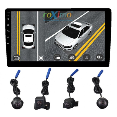 Комплект AHD камер 4шт. 360-3D для Roximo серии 4G Комплект AHD камер 4шт. 360-3D для Roximo серии 4G