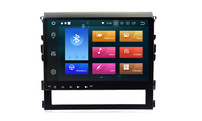 Штатное головное устройство Toyota Land Cruiser 200 2015+ на Android 10 Carmedia MKD-T125-P6-8