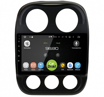 Штатная магнитола CarDroid RD-2203F для Jeep Compas (Android 10)