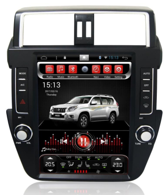 Штатное головное устройство для Toyota Land Cruiser Prado 150 2013-2016 на Android 8.1 Carmedia SP-12104-S9