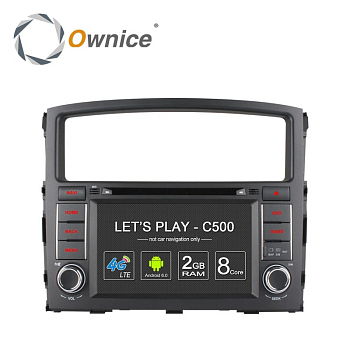 Штатная магнитола Ownice C500 S7631G для Mitsubishi Pajero 4 (Android 6.0)