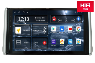 Автомагнитола штатная Redpower 75617 на Android 10 для Toyota RAV4 5-поколение XA50 (03.2018-2023)