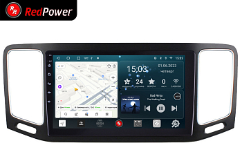 Автомагнитола штатная с 2K экраном RedPower 71355 Slim на Android 10 для Volkswagen Sharan 2 поколение (2011-2018)