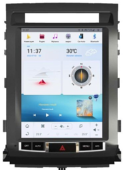 Магнитола Tesla для TOYOTA Land Cruiser 200 2007-2015 Elegance на Android 11 CARMEDIA ZF-1220-Q6 Магнитола Tesla для TOYOTA Land Cruiser 200 2007-2015 Elegance на Android 11 CARMEDIA ZF-1220-Q6