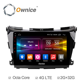 Штатная магнитола Ownice C500+ S1663P для Nissan Murano 3, Z52 (Android 6.0)