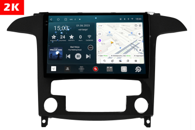 Автомагнитола штатная с 2K экраном RedPower 71139G Slim на Android 10 для Ford S-MAX (03.2006-04.2015) климат (глянец)