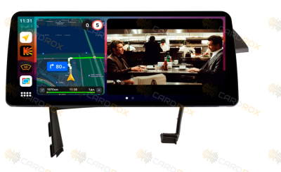 Штатная магнитола Toyota Prius 30 2009-2015 10 дюймов, правый руль, черный на Android 10, DSP, 4G, IPS, Carplay - Cardrox CD-4552-12 (12 дюймов)