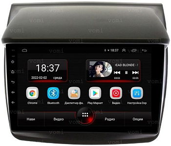 Штатная магнитола VOMI AK334R9-MTK Mitsubishi PajeroSport 2 2008-2016 / L200 2006-2015 на Android 10