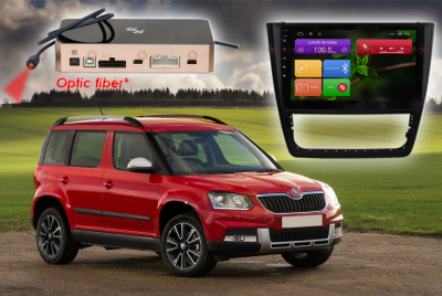 Штатное головное устройство Redpower 31404 R IPS DSP на Android 7.0+ для автомобилей Skoda Yeti (2009-17) (комплектация с кондиционером)