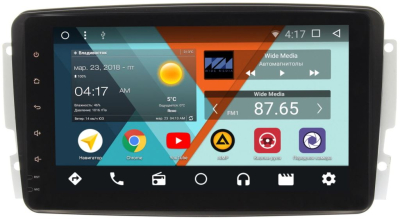 Штатная автомагнитола Wide Media WM-CF3114NB-1/16 для Mercedes C (W203) 2000-2003, (W209) 2002-2005 на Android 7.1