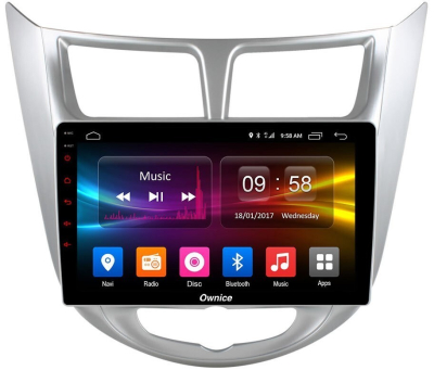 Штатная магнитола для Hyundai Solaris 2011-2016 на Android 10 - Carmedia OL-9707-IJ